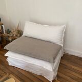 Fauteuil XL en lin