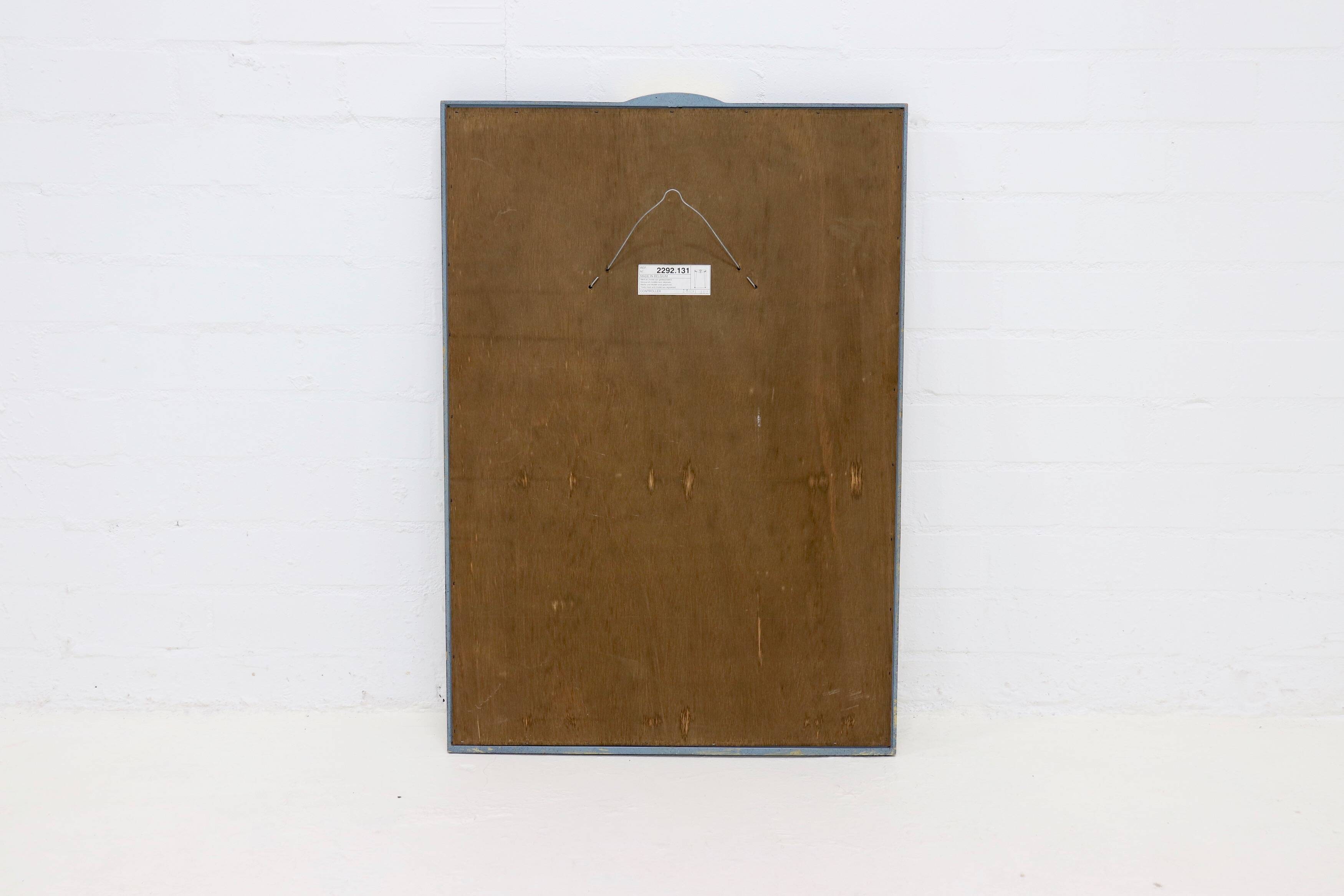 Large Gold Plated Mirror by Deknudt Belgium 1980s