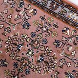 Tapis vintage Seraband à motifs floraux fait main