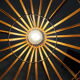 1960s rattan pendant light