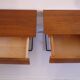 Paire de chevets à suspendre design scandinave 1960
