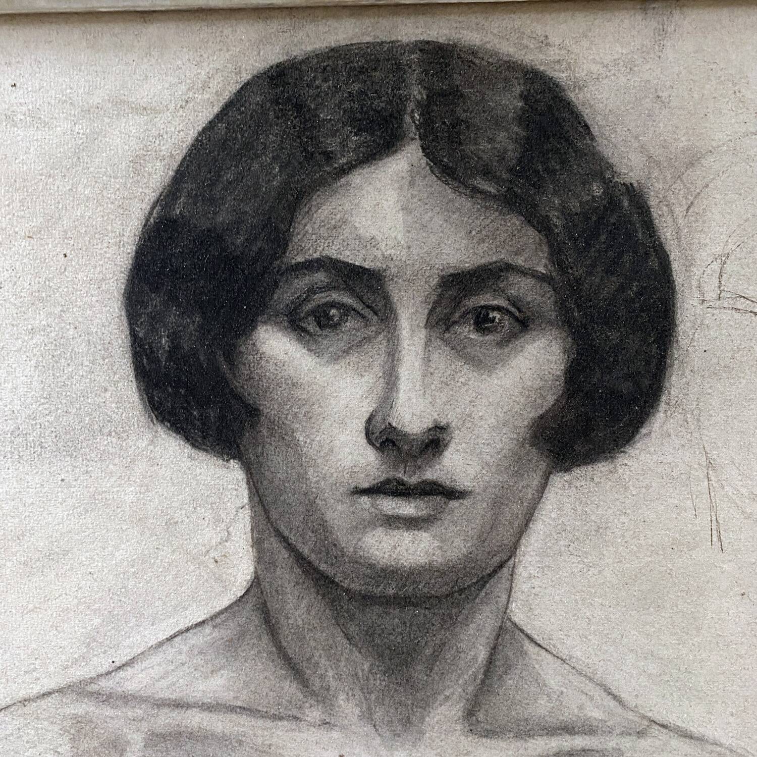 Large drawing from the 20s "Female nude"