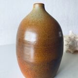 Signed stoneware vase