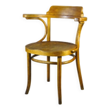 Thonet Bistrot Armchair N°B4 circa 1930 saddle wood seat