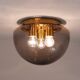 Ceiling light with glass globe in mid-century style by Peill & Putzler, Germany, 1970s.