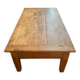 Table basse en bois avec rangement intérieur