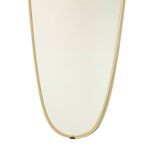 Vintage Rockabilly Freeform Mirror Gold Fifties