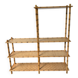 Large rattan shelf 1960