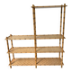 Large rattan shelf 1960