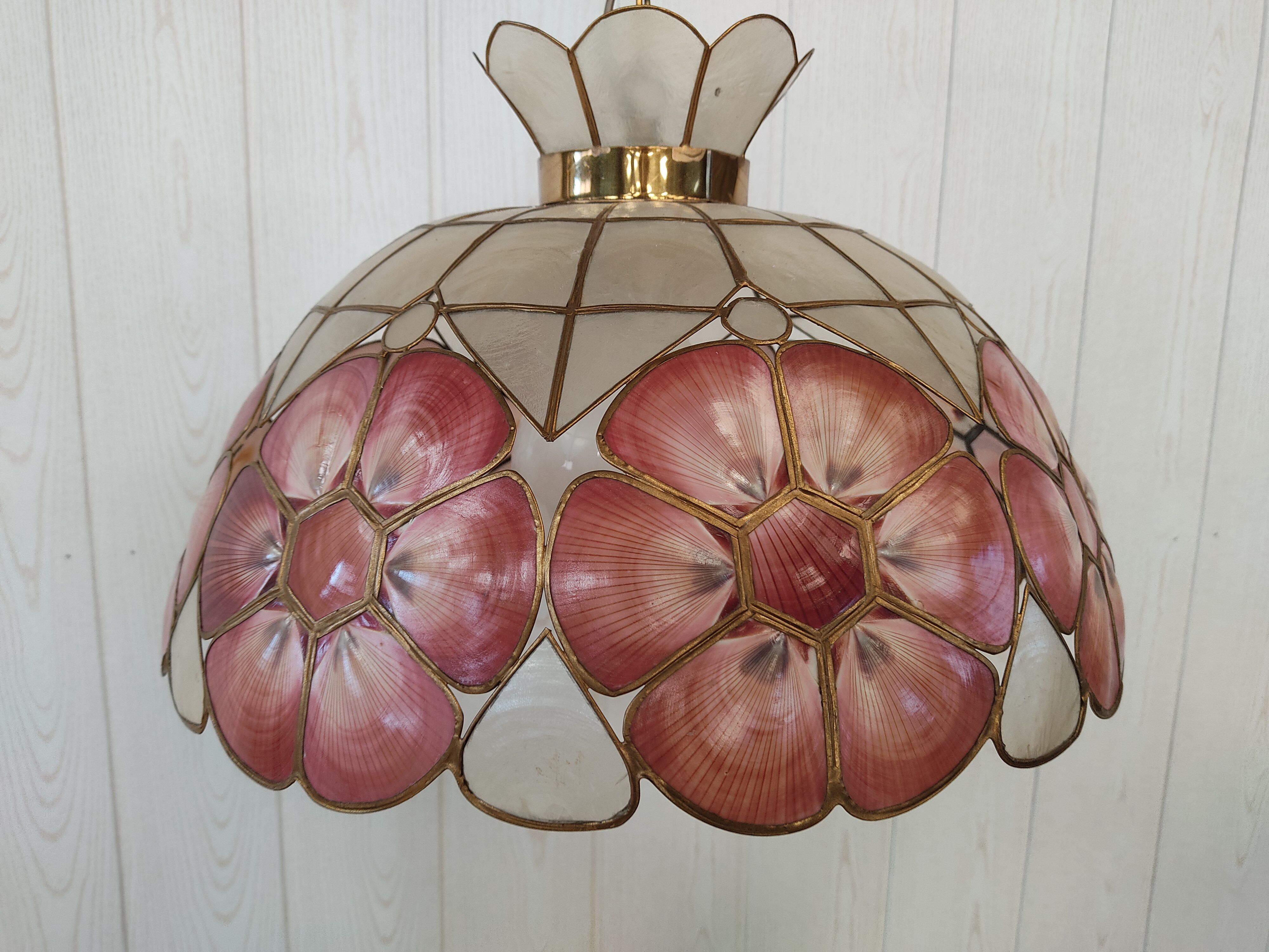 Vintage mother-of-pearl chandelier