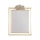 “Boizot” model mirror in brass, varnished finish. Contemporary.