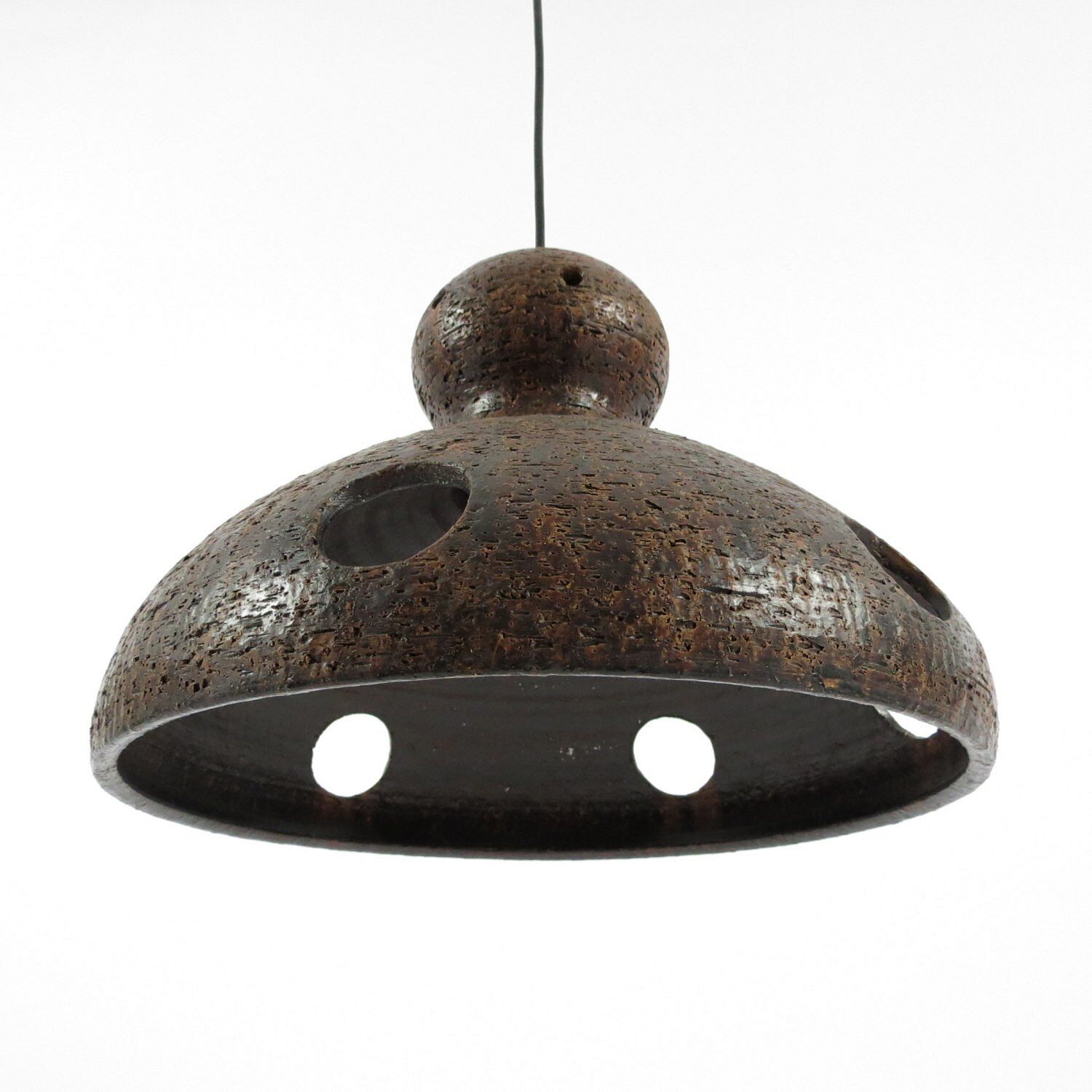 German vintage ceramic pendant lamp, 1960s