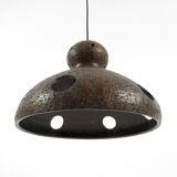 German vintage ceramic pendant lamp, 1960s