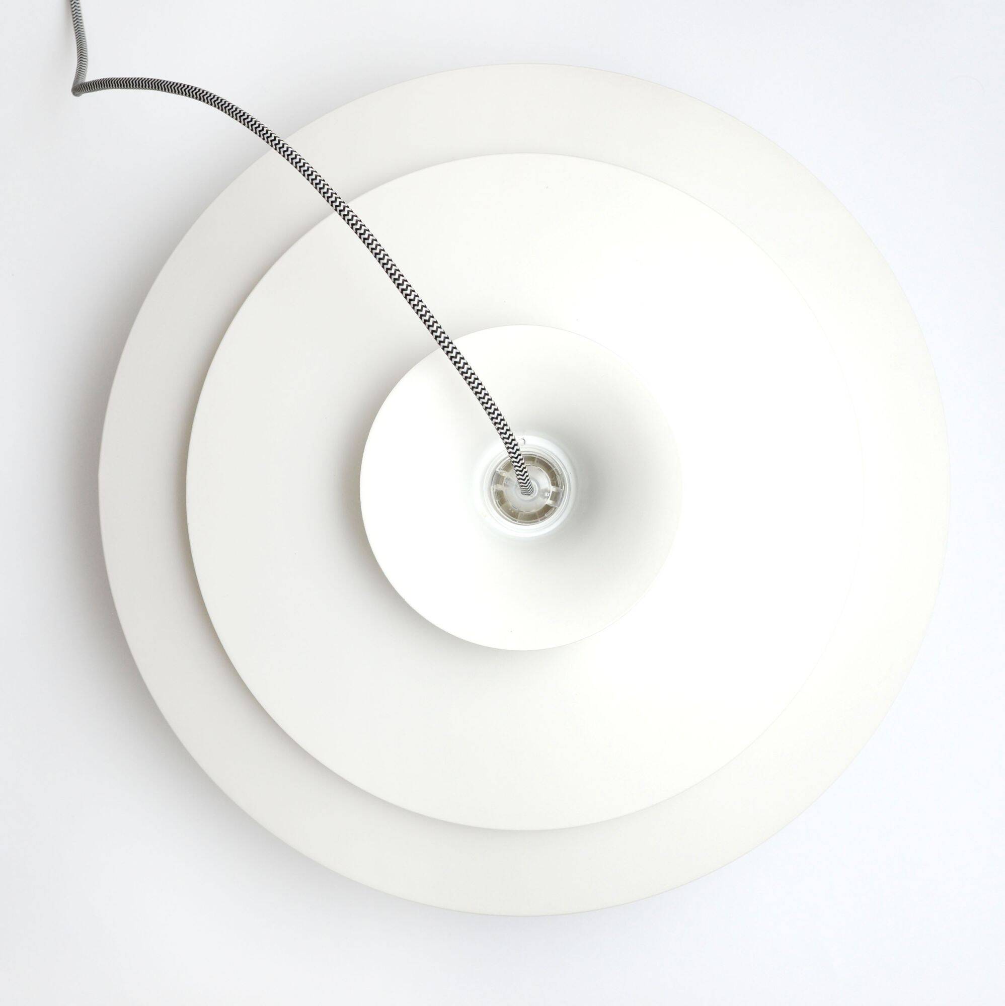 White Form Light lamp, Denmark, 80’s