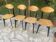 4 Scandinavian chairs type Kneuzzargenstull