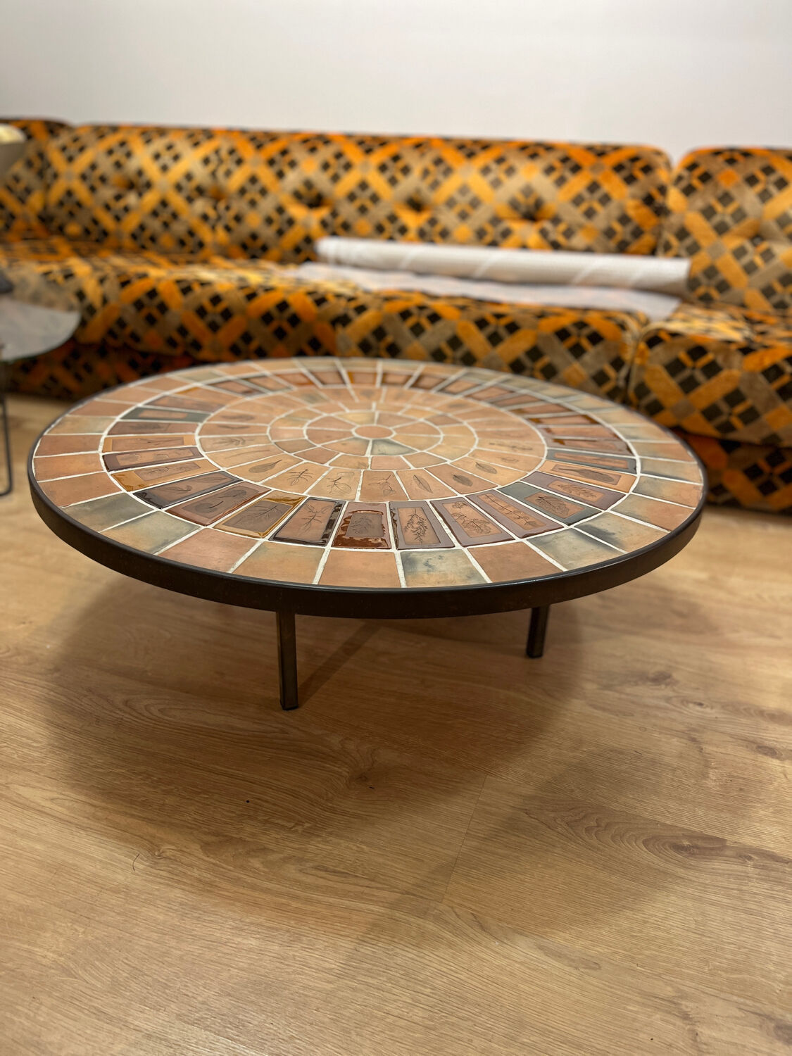 Ceramic coffee table by Roger capron 1950