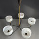 Chandelier 5 lights 1960