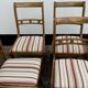 Set of 4 vintage mahogany dining chairs