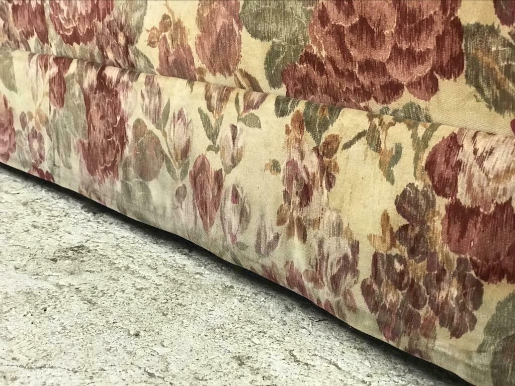 vintage flowered two-seater / sofa / sofa