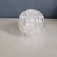 Large molded glass flower holder