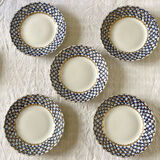Set of 5 Lomonosov dessert plates