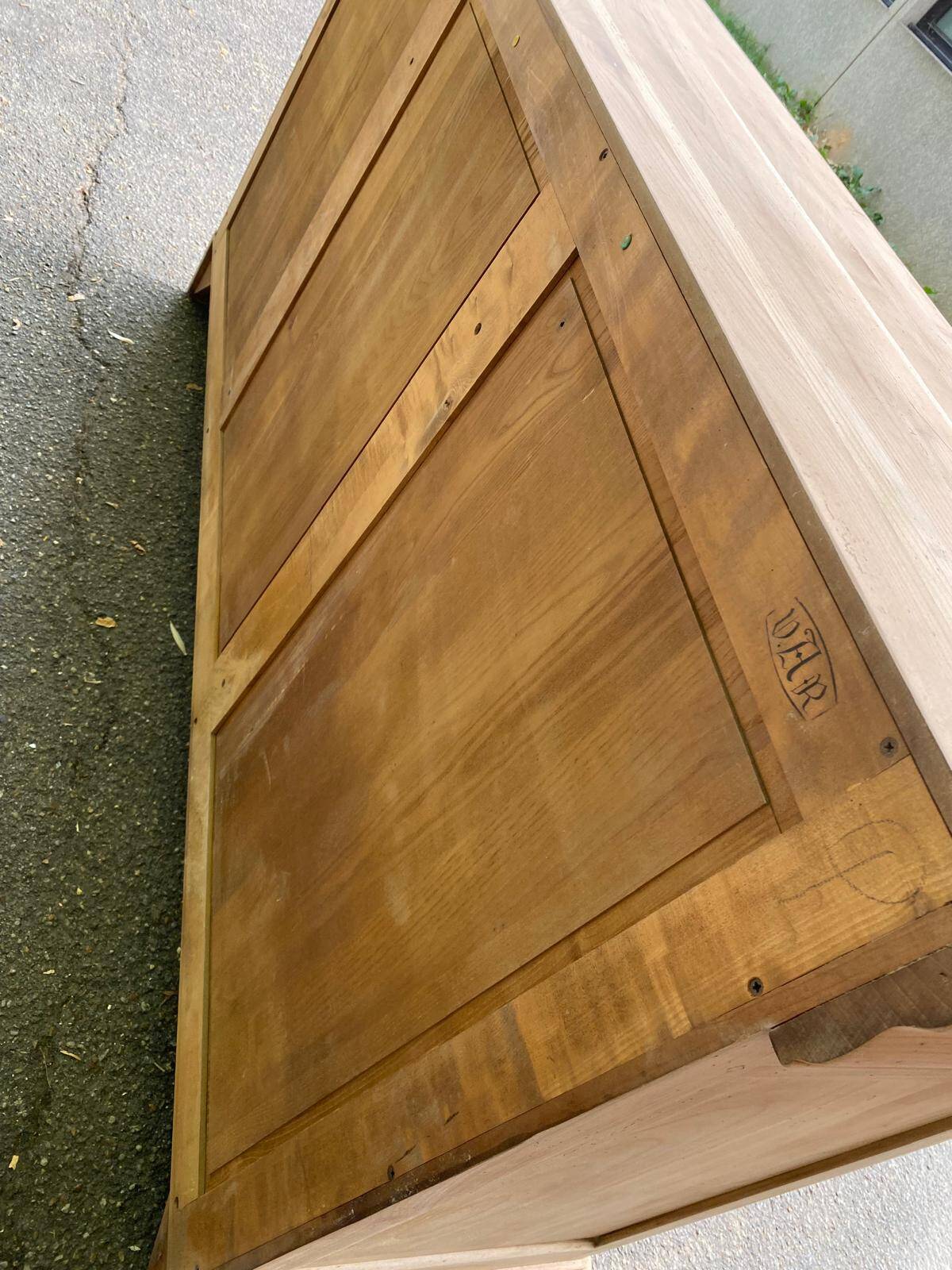 Louis Philippe stripped mahogany sideboard Vecchio Arredo Italy