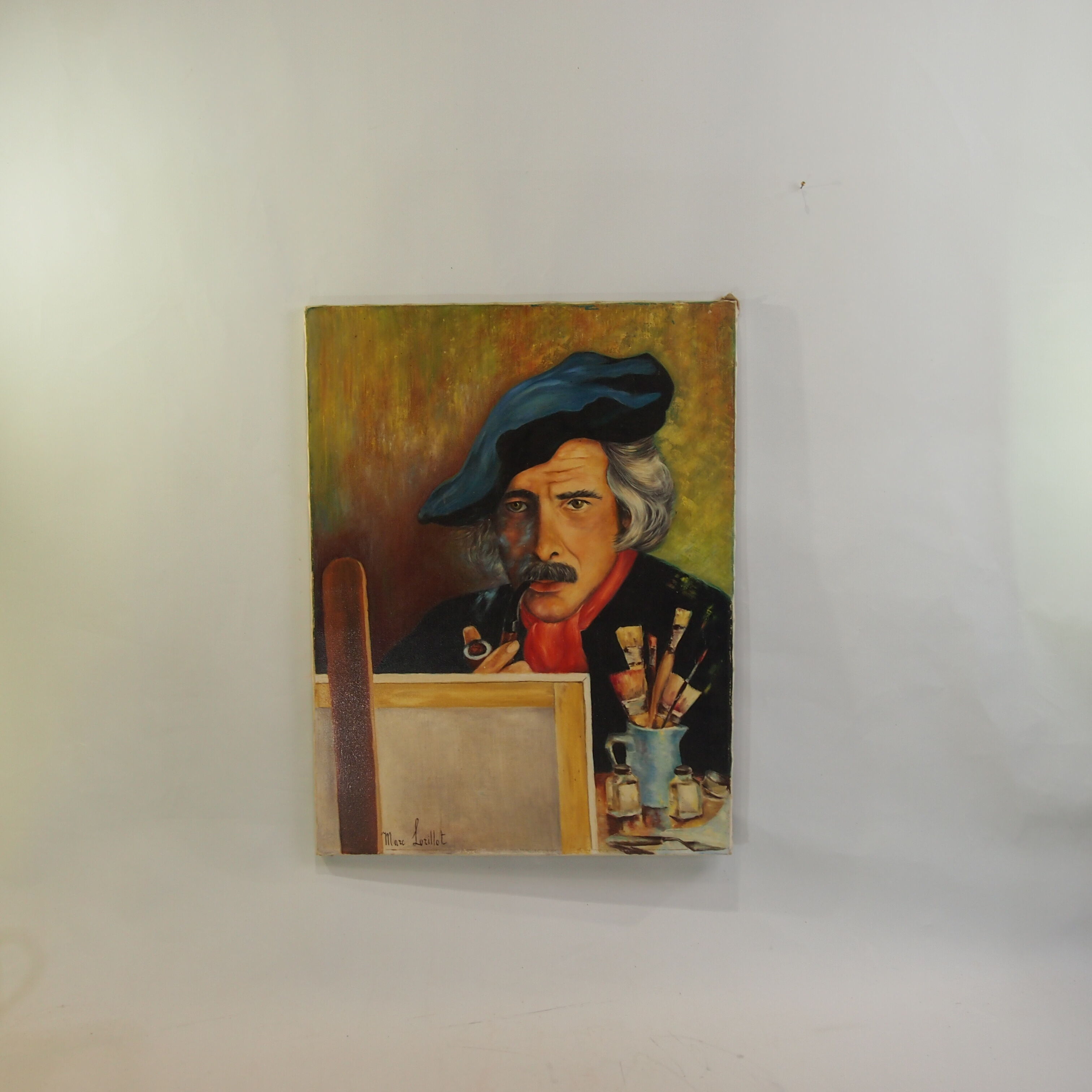 Oil portrait on canvas
