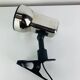Vintage chrome metal clip-on spotlight