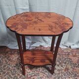 Art Nouveau marquetry pedestal table