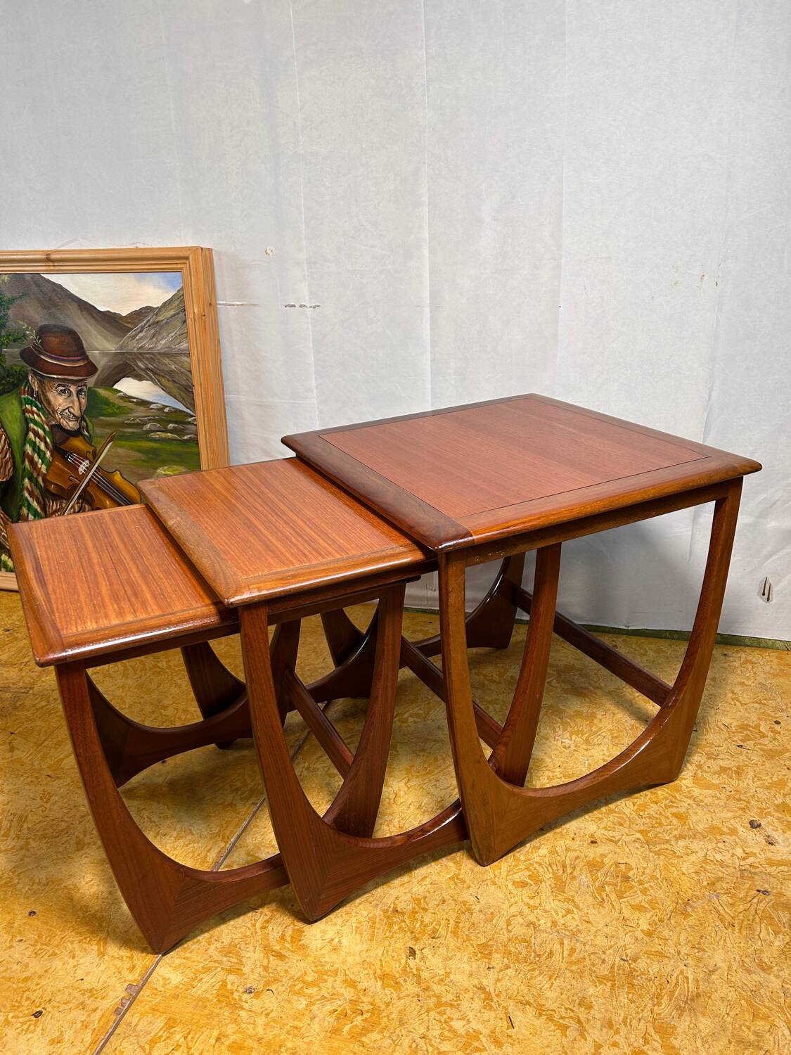 Mid-Century Retro Vintage Teak Nest of Tables by G Plan 1960