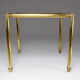 French Table of Appoint Vintage in Brass, 70s