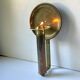 Vintage brass Scandinavian Art Deco wall candle holder sconce
