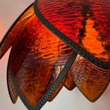 Bakelite lotus chandelier from the 70s