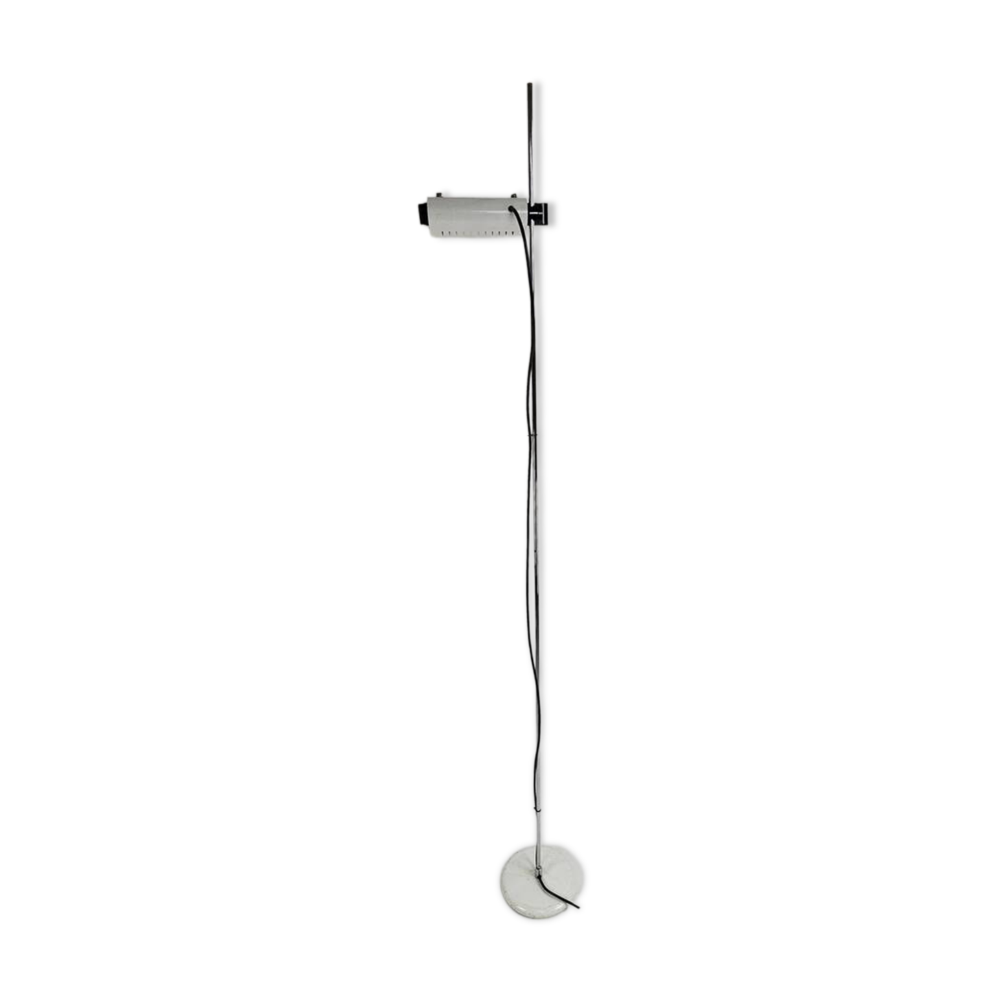 Joe Colombo floor lamp model 626 for Oluce white