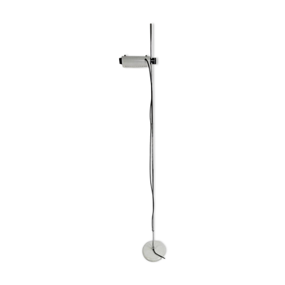 Lampadaire blanc modèle 626 par Joe Colombo pour Oluce