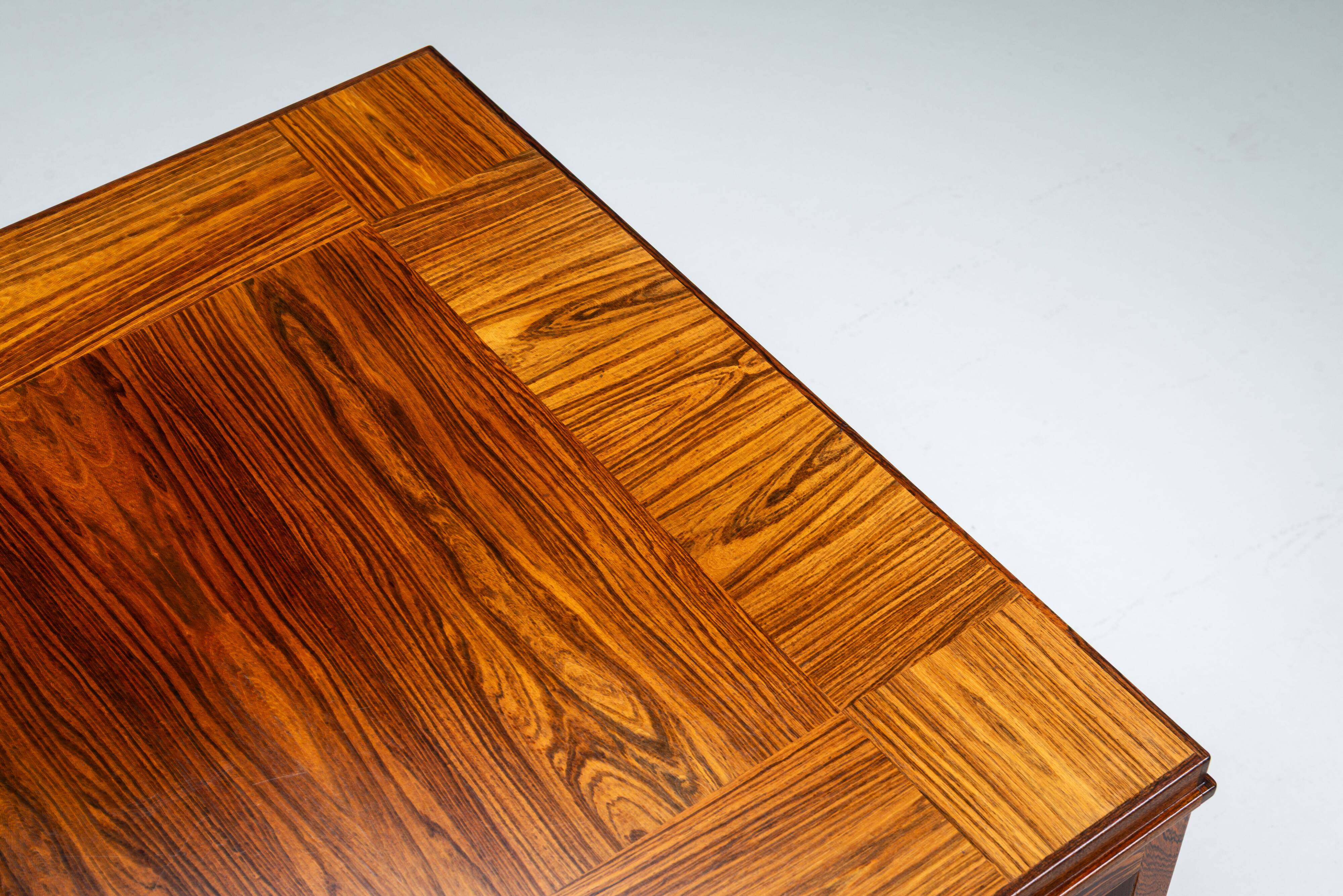 Table basse carrée en palissandre HMB Möbler Rörvik, Suède 1960