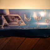 Crystal walking glasses from Arques Chaumont - vintage