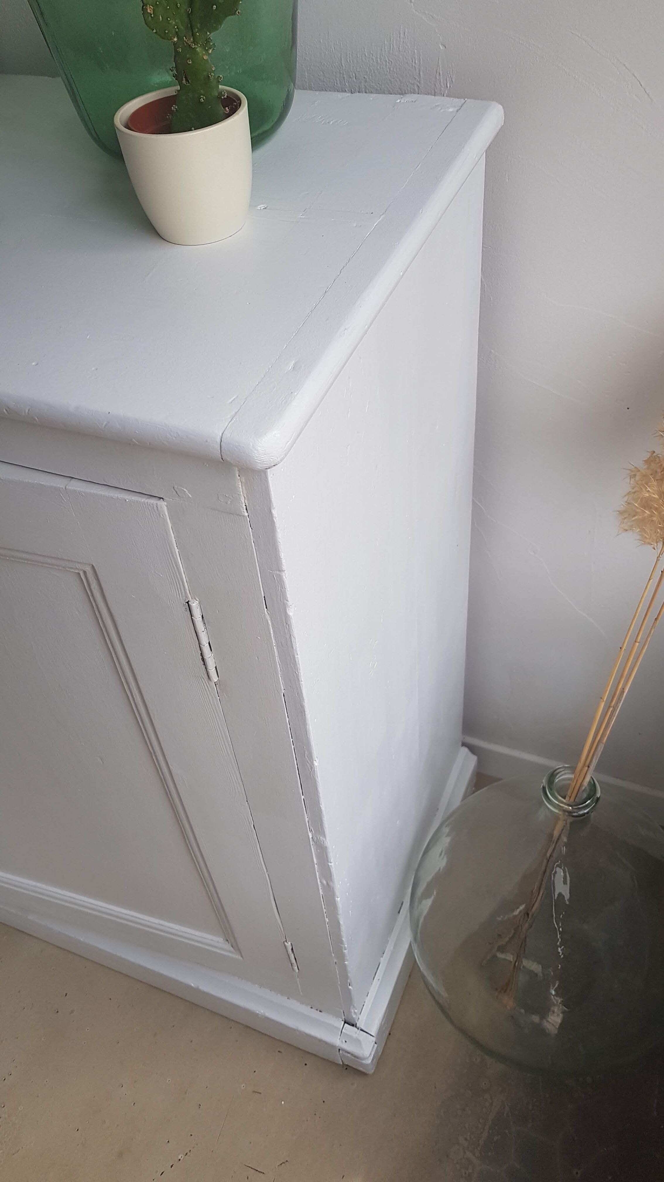 Old White Parisian Buffet