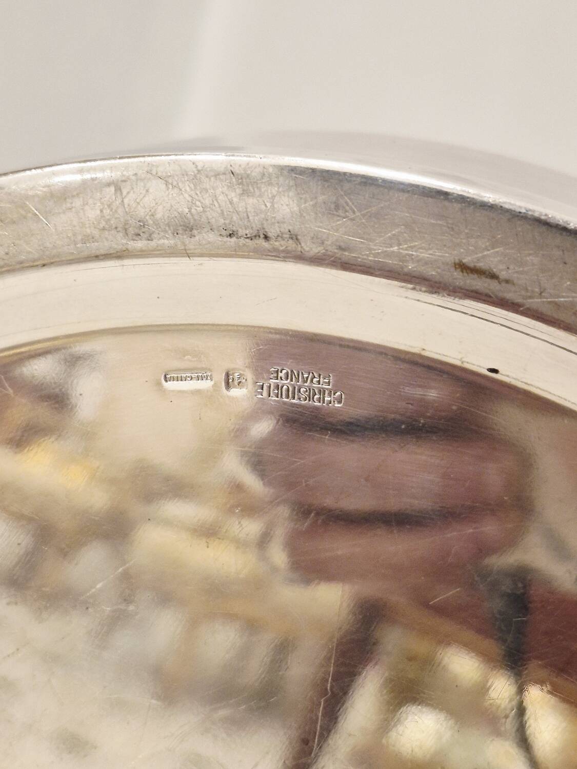 Christofle silver-plated condiment service