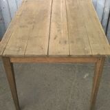 Table de ferme en bois brut