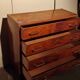 Commode vintage 4 tiroirs pieds compas