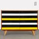 Commode jaune et noire, modèle U-453,  par Jiri Jiroutek, 1960