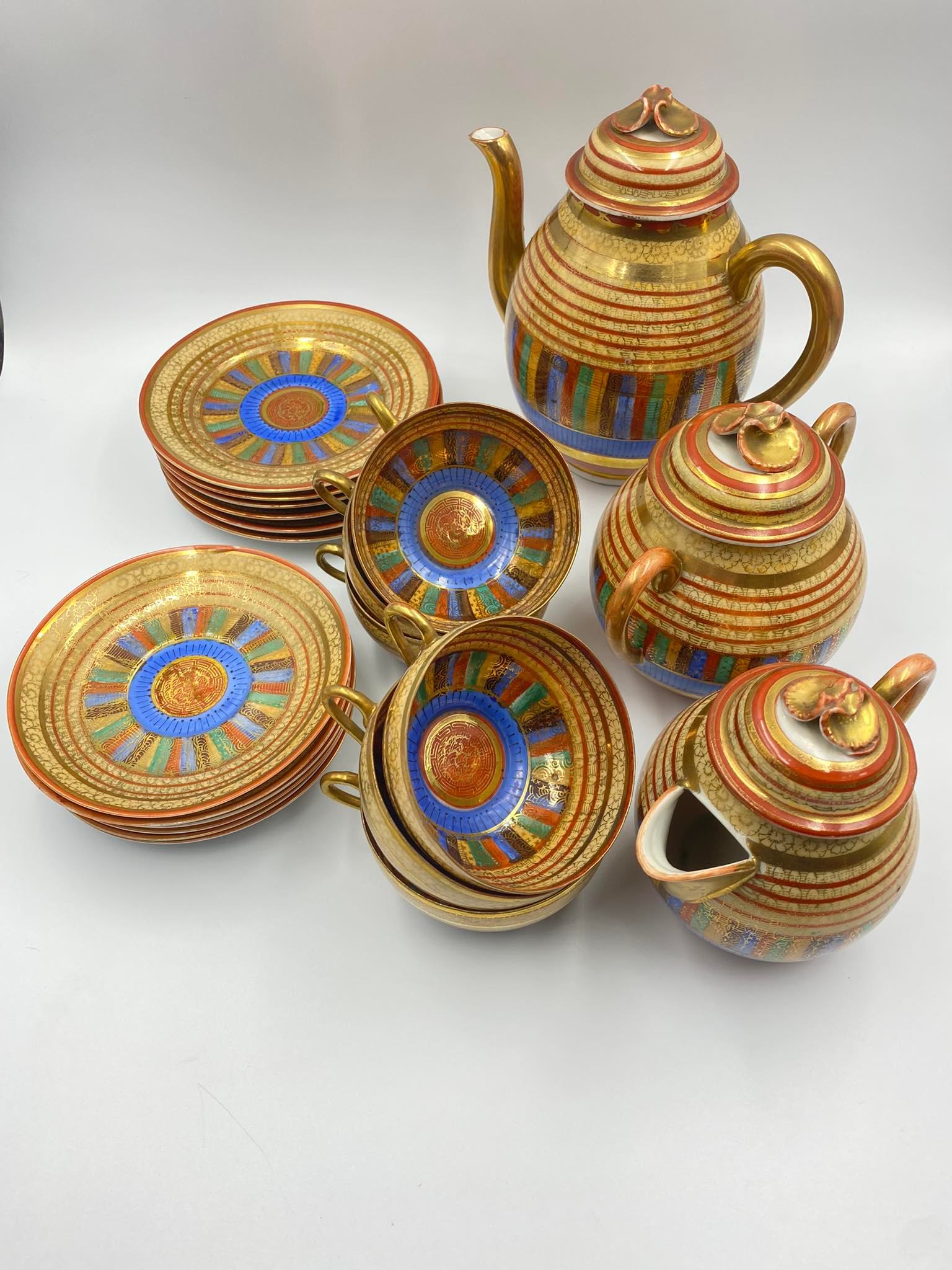 Japanese tea/lunch service before 1950