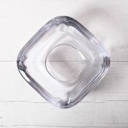 Vintage Heavy Crystal Ashtray / Vannes Le Chatel Crystal / France / 1980s