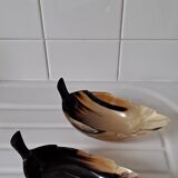 2 buffalo horn cups