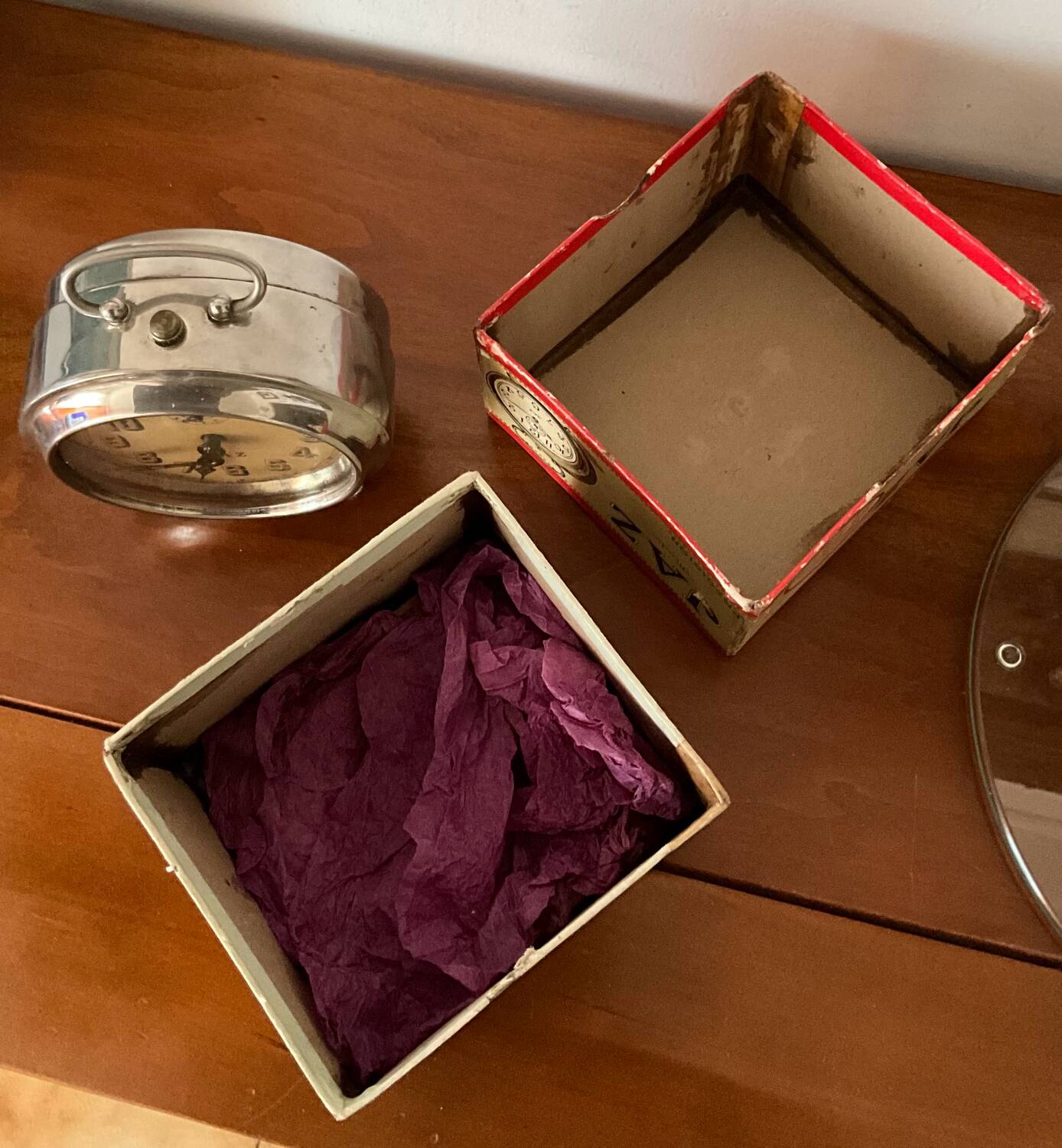 JAZ art deco alarm clock 1926