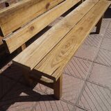Wooden bench