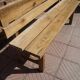 Wooden bench