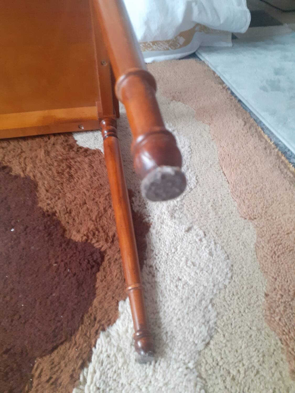 Wooden side table, 1970s