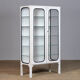 Glass & iron medical cabinet, 1970s